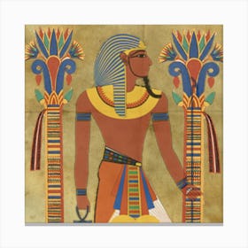 Egyptian Tutunkhamun Pharaoh Design Canvas Print