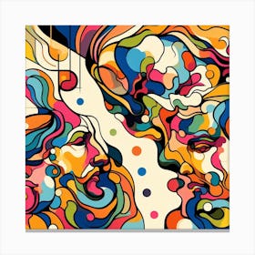 Abstract Abstract Painting Canvas Print