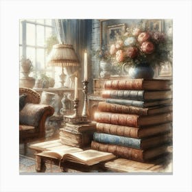 Bookshelf 1 Canvas Print