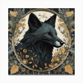 william morris Fox 2 Canvas Print