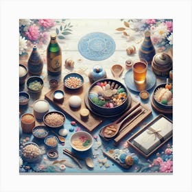 Japanese Food Canvas Print