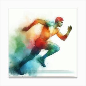 Running Man Canvas Print