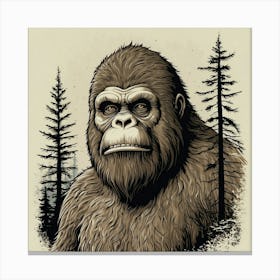 Bigfoot 6 Canvas Print