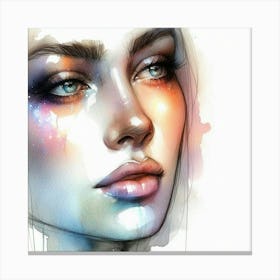 Watercolor Painting 18 Canvas Print