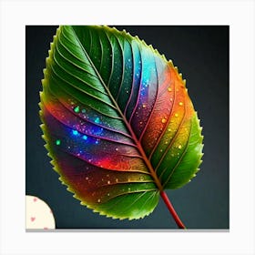 Rubber leaf Canvas Print