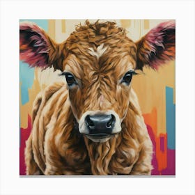 Cute Calf Canvas Print