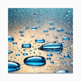 Water Droplets 7 Canvas Print