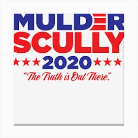 Mulder Scully 2020 Canvas Print