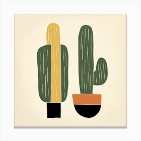 Cactus Illustration Art 94 Canvas Print