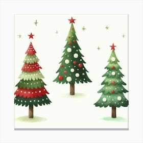 Christmas Trees 1 Canvas Print