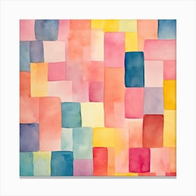 Abstract Watercolor Painting 1 Canvas Print