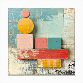 Colorful Blocks Canvas Print