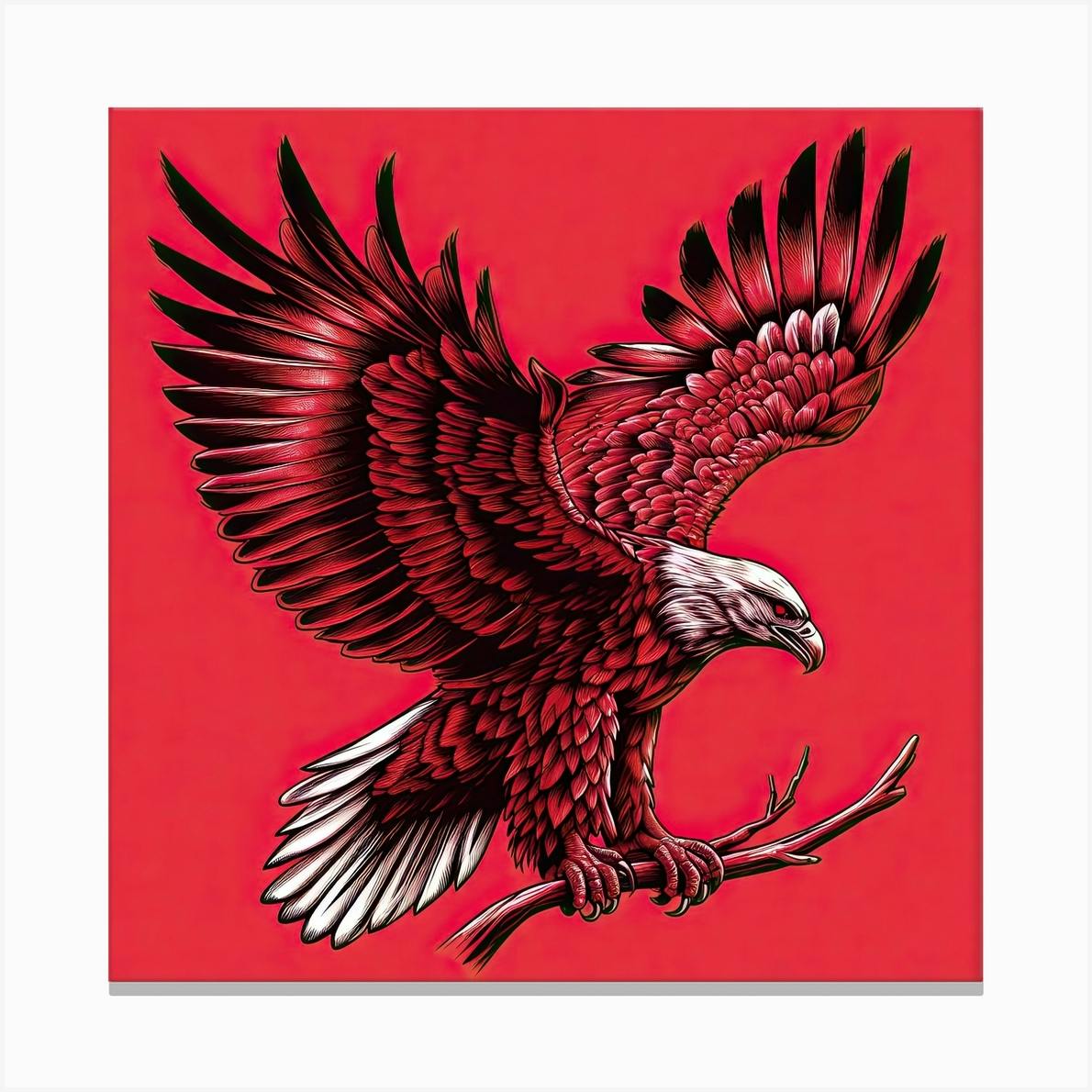 Tattoo of two eagles Stock Vector | Adobe Stock