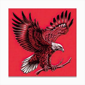 Eagle Painting, Eagle Art, Eagle Tattoo, Eagle Tattoos, Eagle Tattoo Canvas Print