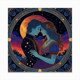 The Lovers Canvas Print