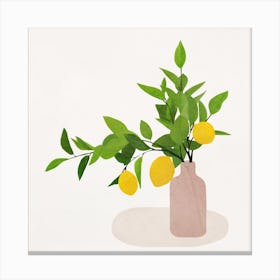 Lemon Branches III Canvas Print
