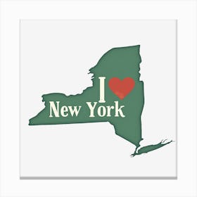 I Love New York Canvas Print