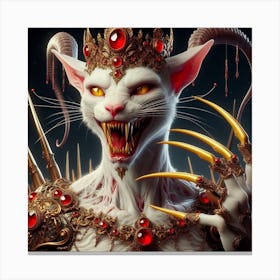 Demon Cat 1 Canvas Print