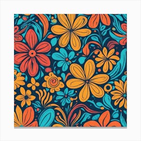 Floral Pattern 5 Canvas Print