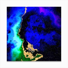 100 Nebulas in Space with Stars Abstract n.048 Canvas Print