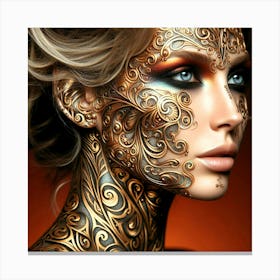 Portrait Artwork 256 Canvas Print