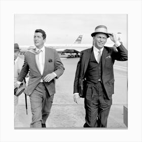 Frank Sinatra And Dean Martin, 1961 Canvas Print