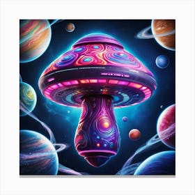 Mushroom Planet Canvas Print