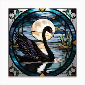 Black Swan Canvas Print