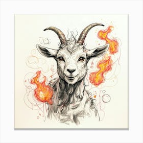 Goat! 13 Canvas Print