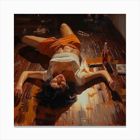 Pulp Fiction: The Overdose Scene Canvas Print