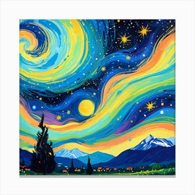 Starry Night 68 Canvas Print