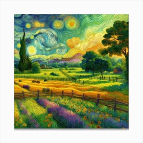 Starry Night 10 Canvas Print