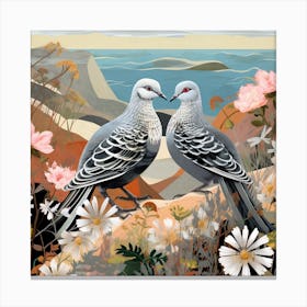 Bird In Nature Dove 2 Canvas Print