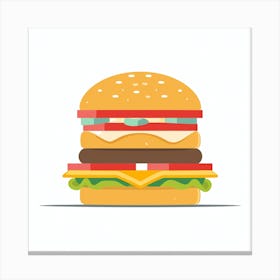 American Burger (23) Canvas Print