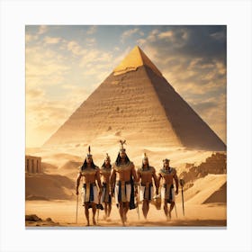 Egyptian Warriors Canvas Print