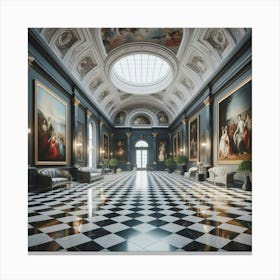 Hall Of Paintings Canvas Print