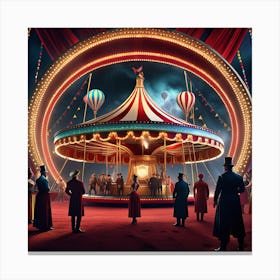 Carousel Canvas Print