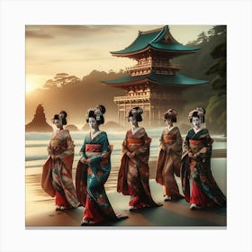 Geishaart44 Canvas Print