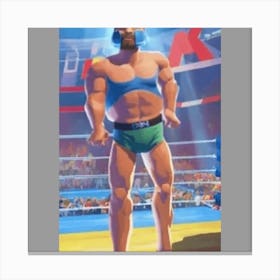 Wwe Wrestlemania Canvas Print