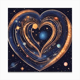 Heart Of Space 2 Canvas Print