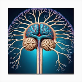 Human Brain 53 Canvas Print