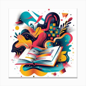 Book Illustration Canvas Print