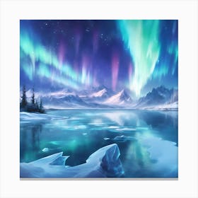 Aurora Borealis Canvas Print