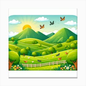 Natural Scenery Canvas Print