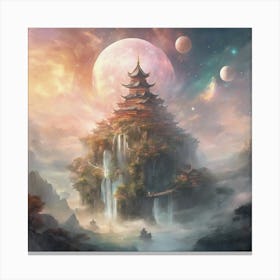 Asian Temple Canvas Print