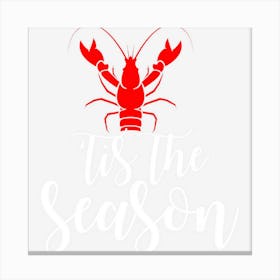 New Orleans Crawfish Season Mardi Gras Costume Canvas Print