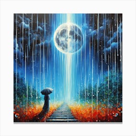 Rainy Night Canvas Print