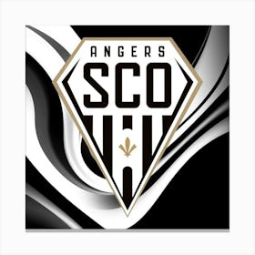 Angers SCO Logo Wall Arts 2 Canvas Print