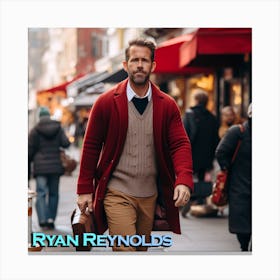 Ryan Reynolds Canvas Print