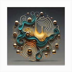 Abstract 3d Art Canvas Print